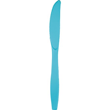 TOUCH OF COLOR Bermuda Blue Plastic Knives, 7.5", 288PK 010618
